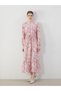 Lcw Modest Judge Collar Floral Women's Shirt Dress