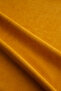 Velvet Textured Dark Yellow Modern Runner - 2