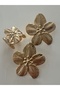 Modern/Gold Plated Cartilage- Flower Earring Set - 3