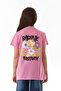 100% Cotton Girl's T-Shirt with Text Printed on the Front and Back - 5