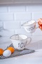 2 Li Porcelain 250/500 ml Measuring Cup & Glass - 4