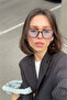 Nova Leopard Rectangular Blue Light Filtered Screen Glasses