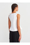 توب Peplum بفيونكة، باللون الإكرو - 50285 - 2