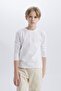 Boy's Sweat K1686A6/Wt34 White - 4