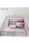 7-Piece Baby Crib Sleeping Set, Baby-Princess Cot Set, Size: 70 x 130 cm - 2