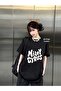 Black Miley Cyrus Flowers Song Front/Back Printed Oversize Unisex T-Shirt -Minga London - 2