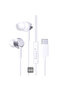 سماعات أذن سلكية من نوع Baseus Encok CZ11 Type-C - لون أبيض قمري