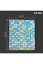 7-Piece Baby Crib Sleeping Set, Color Splash Plaids Cot Set, Size: 70 x 130 cm - 7