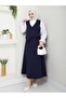 Asymmetrical Side Tie Vest and Skirt Suit