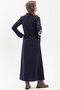 Nisa Flannel Autumn and Winter Ferace Navy Blue Lcvt - 2