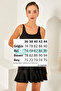 Zero Sleeve Dress Swimsuit Swimmer Skirted Swimsuit 3267 Black - 4