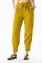 Muslin Carrot Summer Trousers Oil Green Ygysl