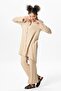 Long Foldable Sleeve Sedentary Shirt Collar Summer Muslin Tunic Mink Vzn - 6