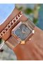 Steel Cord 3 Atm Waterproof Women's Wrist Watch + Bracelet with Gift - 5