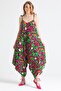 Strappy Voile Selin Summer Jumpsuit Abstract Black Syt Syh