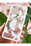 Redmi Note 13 4g Case Designed Patterned Camera Protected Transparent Butterfly Flexible Soft Silicone Cover - 2