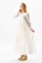 Long Sleeve Sezen Seasonal Muslin Ferace White Byz - 5