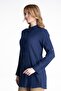 Women's Şile Bezi Hakim Collar Summer Tunic Purple Purple - 4