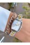 Steel Cord 3 Atm Waterproof Special Design Women's Wristwatch + Bracelet with Gift - 3