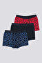 Boy's Pigment Printed Winter Regular Fit Navy Blue Boxer Us1397-C-V1