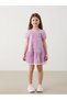 Lcw Kids Plaid Lace Detailed Girls' Dress (S5) - 2