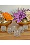 Set of 6 Real Gilded (Glossy) Coffee Side Water Glasses, Suitable for Bridal Gifts, Luxury - 4