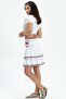 Şile Bezi Latin Mini Summer Skirt White Byz - 5