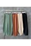 Women's Classic Stylish Carrot Model Knitted Satin Trousers