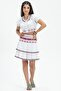 Şile Bezi Latin Mini Summer Skirt White Byz - 6