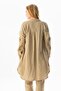 Long Sleeve Deck Shirt Collar Summer Muslin Tunic Mink Vzn - 2