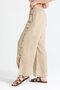 Izel Slit Summer Muslin Trousers Mink Vzn - 6