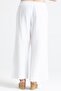 Izel Slit-Slit Summer Muslin Trousers White Byz - 3