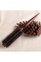 0562-M Hair Comb Natural Boar Bristle Rolling Brush Round Barrel Blowing Curling DIY Hairdressing St - 2