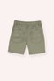 Baby Boy Khaki Shorts with Elastic Waistband and Cord Detail - 3
