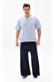 Men's Sile Bezi Thai Fisherman Summer Pants Navy Blue Lcvt