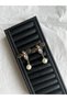 Brand Dragonfly Earrings Black Zircon Stone and Pearl Detail - 6