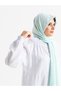 Women's Şile Cloth Cotton Prayer Dress One-Piece Easy to Wear with Elastic Sleeves and Neckline White by - 3