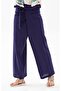 Unisex Şile Bezi Fisherman Summer Trousers Purple Purple