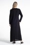 Embroidered Şile Cloth Seasonal Robe Black Syh - 2