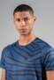 Regular Men's Crew Neck Cobalt T-Shirt - 4