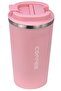 Coffee thermo cup ss304 380ml pink - 3