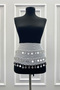 White Silver Shakira Belly Dancer Dance Belt with Sequin Bell Henna Play Entertainment Wedding Shakira Belt