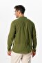 Long Sleeve Poplin Aegean Men's Summer Shirt Khaki Hk - 2
