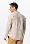 Long Sleeve Poplin Mediterranean Men's Summer Shirt Stone Stone - 2