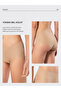 911 Women's Laser Cut Cotton High Waist Panties Mink - 4