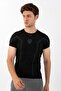 Slimfit Men's Crew Neck Black T-Shirt