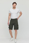 Men's Cargo Pocket Linen Lycra Shorts Dawrazz-030 - 5