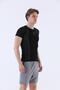 Slimfit Men's Crew Neck Black T-Shirt - 3
