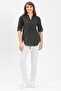 Long Sleeve Shile Cloth Acacia Summer Blouse Smoked Fm