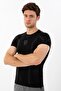 Slimfit Men's Crew Neck Black T-Shirt - 3